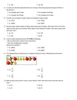 Grade4 Olympiad Teaching Mathematics Pin On Mental Math 4th Grade