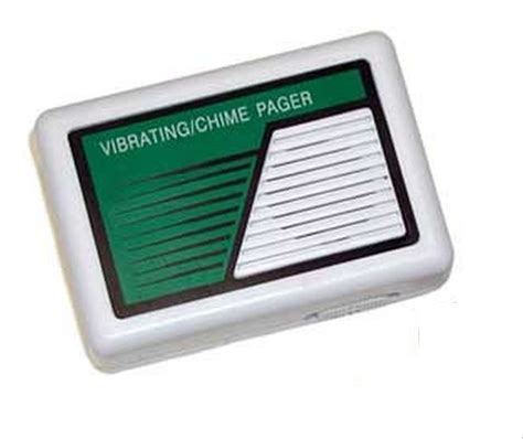 Wireless Personal Pager Vibrating Or Chime Alert Paging System