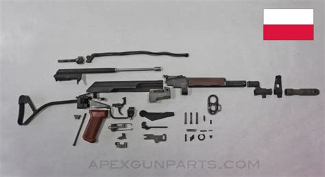 Polish Tantal Wz88 Ak 74 Side Folding Parts Kit No Lower Handguard 5