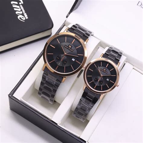 Jual Seven Minute Original Jam Tangan Couple Rantai Chrono Variasi