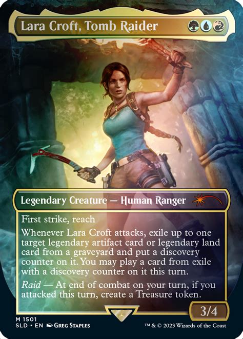 Lara Croft S Adventuring Bundle Foil Edition Secret Lair