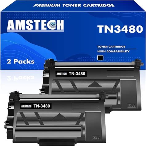 2 Pack TN 3480 TN3480 TN 3430 TN3430 Toner For Brother HL L5100DN HL