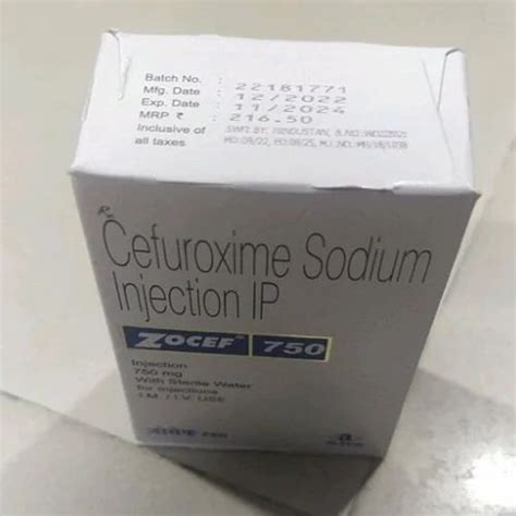 750 Mg Cefuroxime Sodium Injection Ip At Rs 150box In Ahmedabad Id