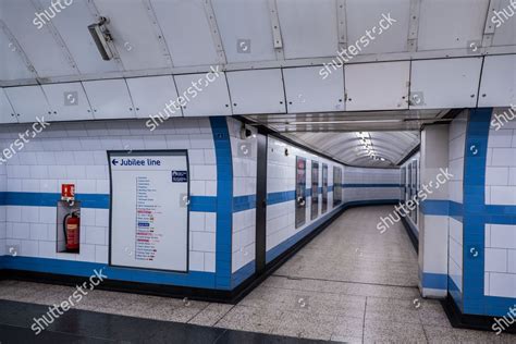 Deserted Green Park Tube Station Editorial Stock Photo Stock Image