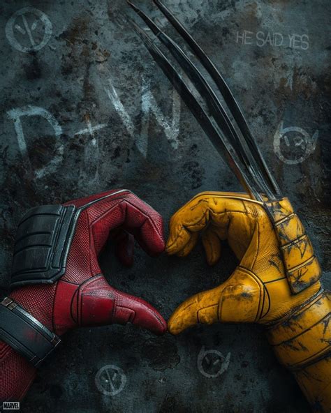 Deadpool And Wolverine Gets Romantic Valentines Day Poster