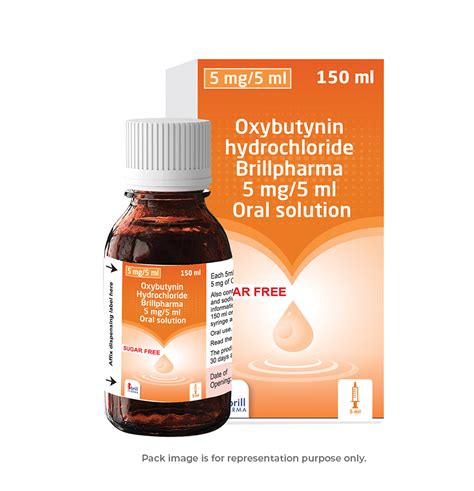 Oxybutynin Hydrochloride Brillpharma 5mg 5 Ml Oral Solution Brillpharma