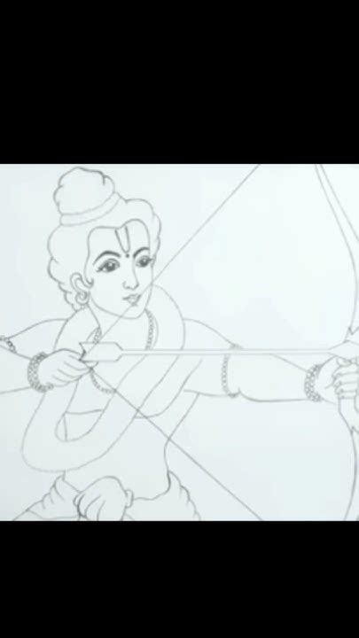 Lord Shree Ram Drawing Easy Drawing Of Lord Shree Ram Step By