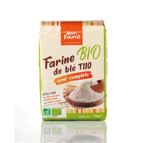 Farine De Bl Semi Compl Te T Bio