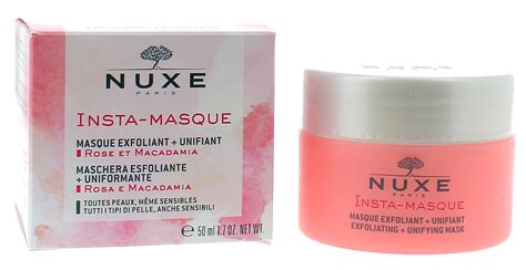 Insta Masque Exfoliant Unifiant Rose Et Macadamia Nuxe Pot De Ml