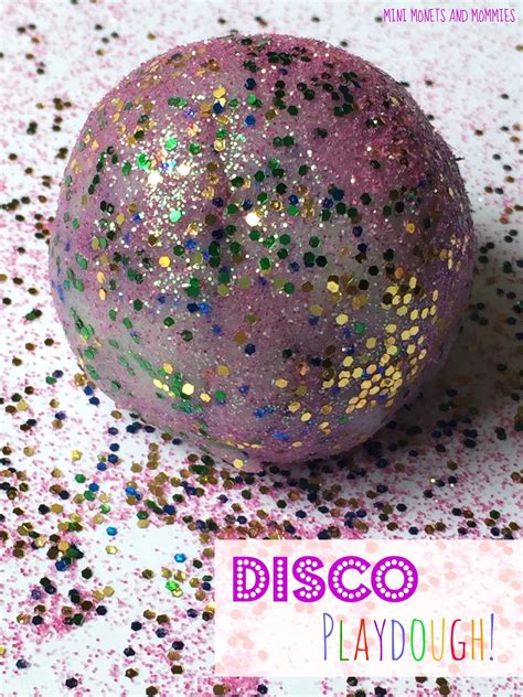 Mini Monets and Mommies: DIY Disco Playdough