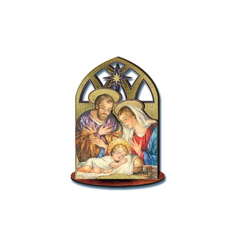 3-D NATIVITY SCENE ORNAMENT - San Francis