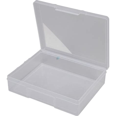 Medium Compartment Box Fischer Plastics Colour Clear Compartments 1