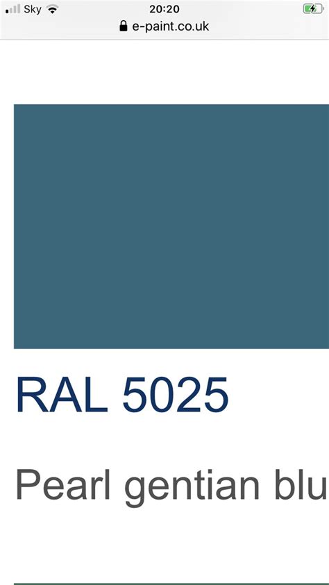 RAL 5025 Gentian Front Door Colors Blue Door