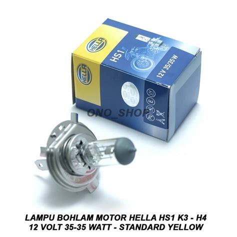 Jual Lampu Bohlam Motor Hella Hs K H Volt Watt