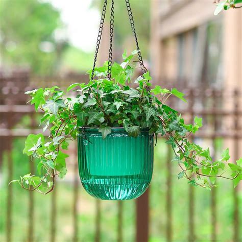 Outdoor Hanging Pot Self Watering Hanging Pots Indoor Hanging Flower ...