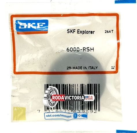 Skf Rsh Ball Bearing Rubber Sealed One Side X X Mm