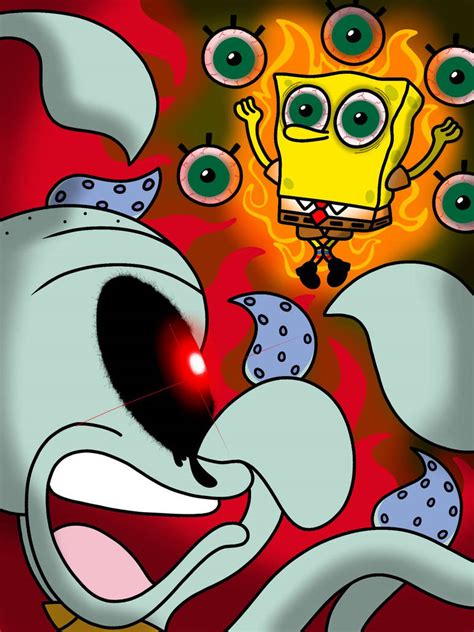 Red Mist Squidward Vs Lost Episode Spongebob By Lucariotheskeleton On Deviantart