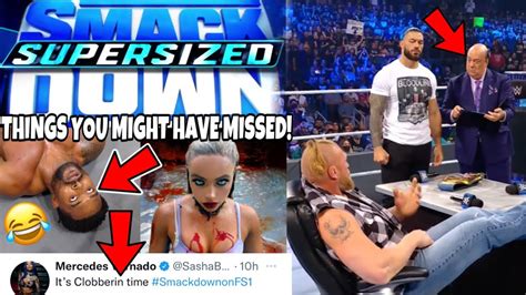 Things You Might Have Missed Wwe Smackdown Brock Lesnar Exposes Paul