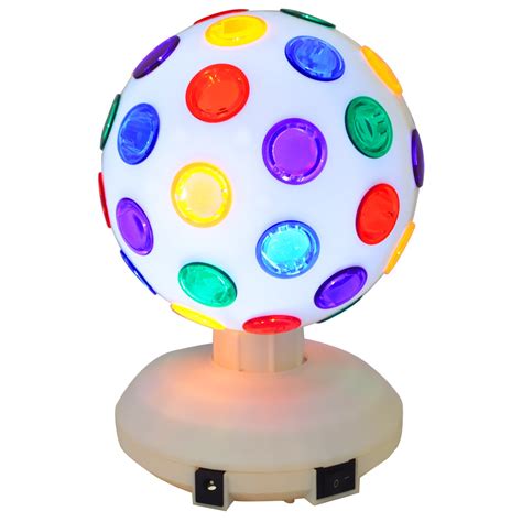 Jeu de lumière Boule Disco à LEDs RVB 8 20 cm 360 Ibiza Light