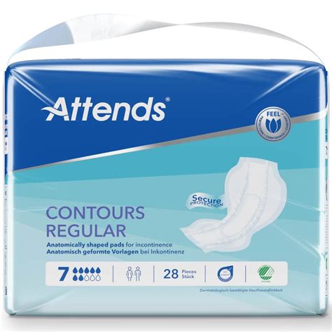 Multipack X Attends Contours Ml Pack Ageukincontinence Co Uk