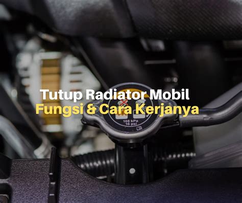 Tutup Radiator Mobil Fungsi Dan Cara Kerjanya LacakHarga