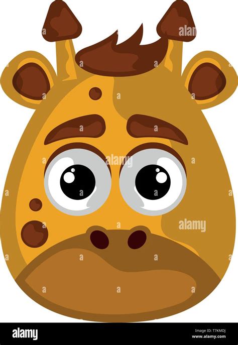 Isolated Cute Avatar Of A Giraffe Stock Vector Image And Art Alamy