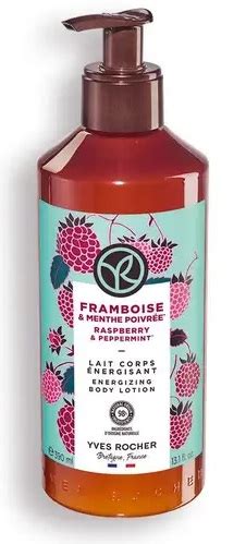 Lait Corps Énergisant Framboise Menthe Poivrée Yves Rocher