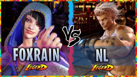 Sf Juri Foxrain Vs Luke Nl Street Fighter Youtube