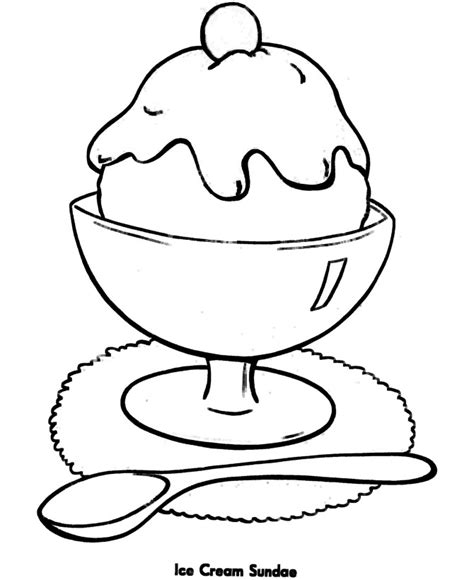 Free Printable Ice Cream Coloring Pages For Kids