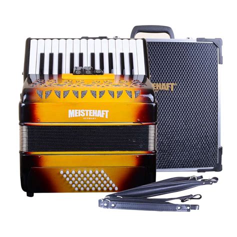 Acordeon 48 Bajos 3 Registros Sunburst Meistehaft Mandalay