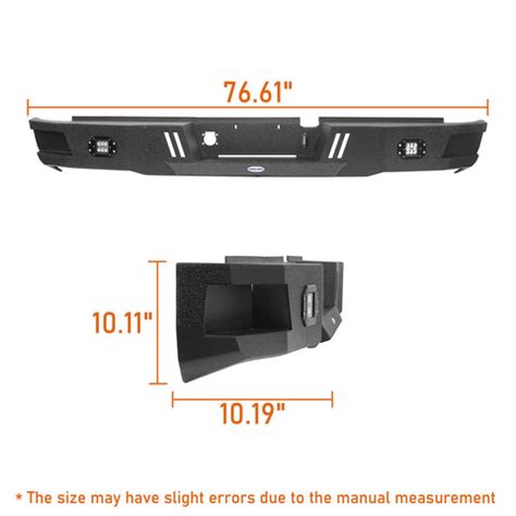 2003-2005 Dodge Ram 2500 Rear Bumper Guard Protector - HookeRoad