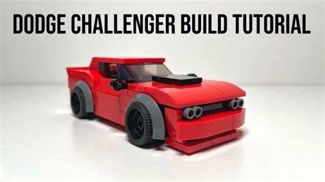 Lego Dodge Challenger Srt Hellcat Moc Build Tutorial Youtube