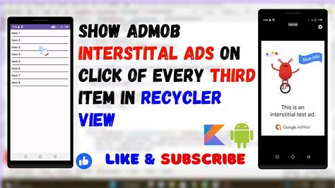 Implementing AdMob Interstitial Ads In RecyclerView Android Studio