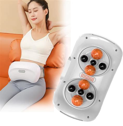 Stone Abdominal Massager Hot Compress Massager Double