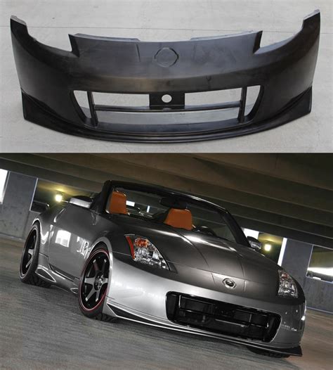 Nissan 350Z Nismo V2 Style Front Bumper - Polyurethane | Nissan 350z ...