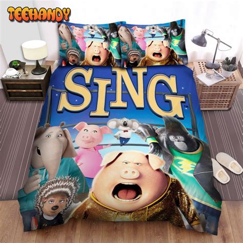 Sing 2 Movie Poster 3 Bed Sets For Fan