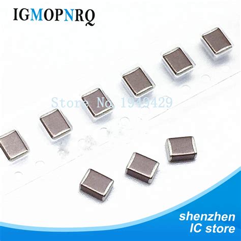 50PCS 1812 Smd Chip Capacitor 1nF 2 2nF 4 7nF 10nF 100nF 2 2uF 4 7uF