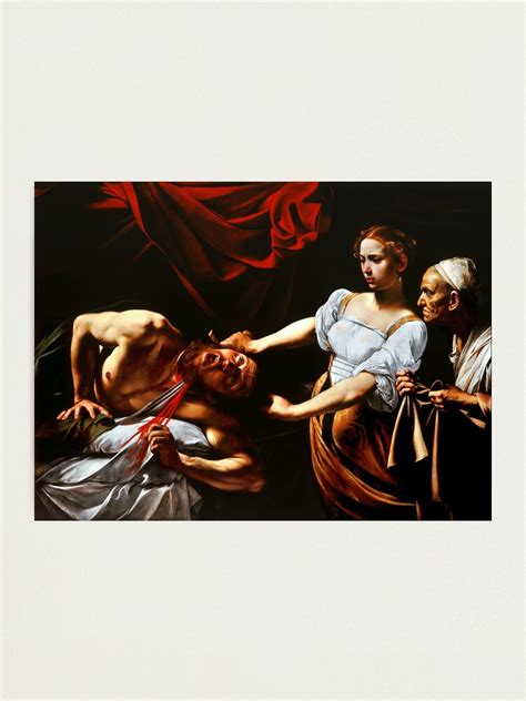 "Caravaggio Judith Beheading Holofernes" Photographic Print by pdgraphics | Redbubble