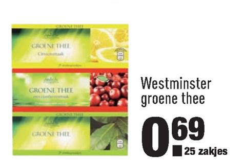 Westminster Thee Folder Aanbieding Bij Aldi Details