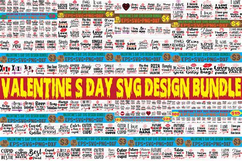 Big Valentines Day Svg Design Bundle Bundle · Creative Fabrica