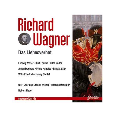 Richard Wagner Ludwig Welter Kurt Equiluz Hilde Zadek Anton