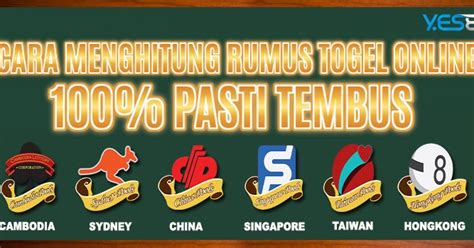 Cara Menghitung Rumus Togel Online Pasti Tembus