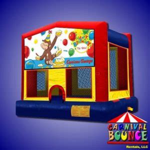 Curious George Module Bounce Carnival Bounce Rental Party Rental