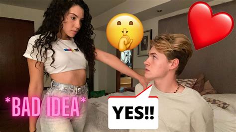 Saying Yes To My Girlfriend For 24 Hours Bad Idea Andrea And Lewis Youtube