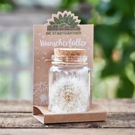 Pusteblume Im Glas Als Werbegeschenk