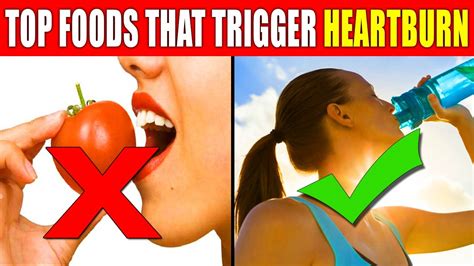 How To Alleviate Heartburn Top Foods That Trigger Heartburn Youtube