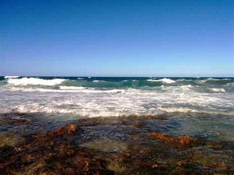 Waves Lapping On Beach Stock Image Image Of Beach Waves 94442885