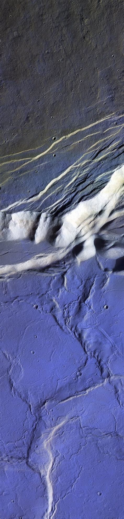 Spotted Water Frost On Mars Volcanoes For St Time