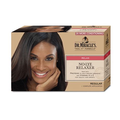 Dr Miracles No Lye Relaxer Regular 1 Kit