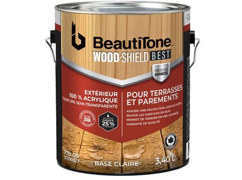 BEAUTI TONE Wood Shield Best Teinture Acrylique Semi Transparente